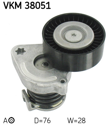 Rolka napinająca paska wieloklinowego VKM 38051 SKF
